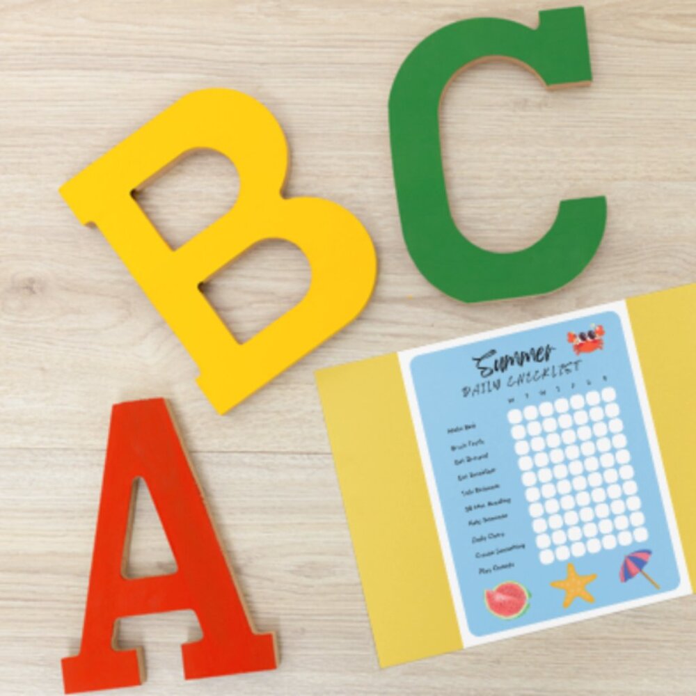 Kids Weekly Summer Checklist (Set of 10)